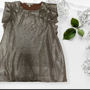 Large Silver Maette Sparkly Tee